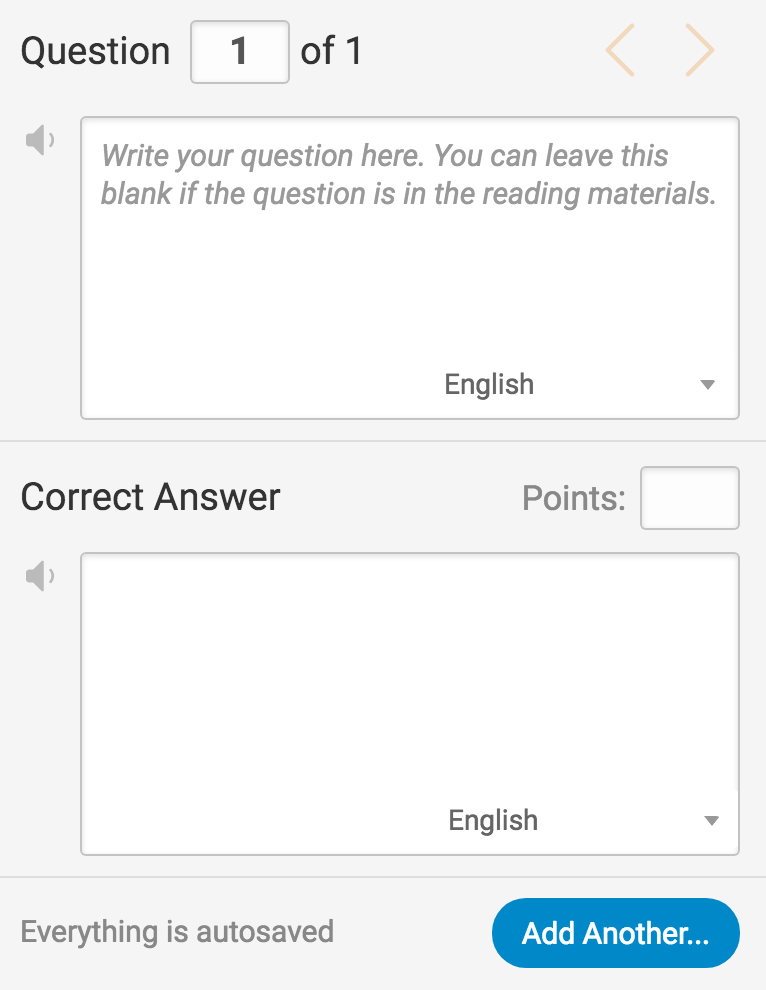 The question in the top box can be answered in the bottom box