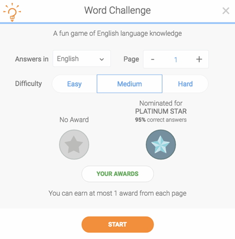 Word Challenge Game
